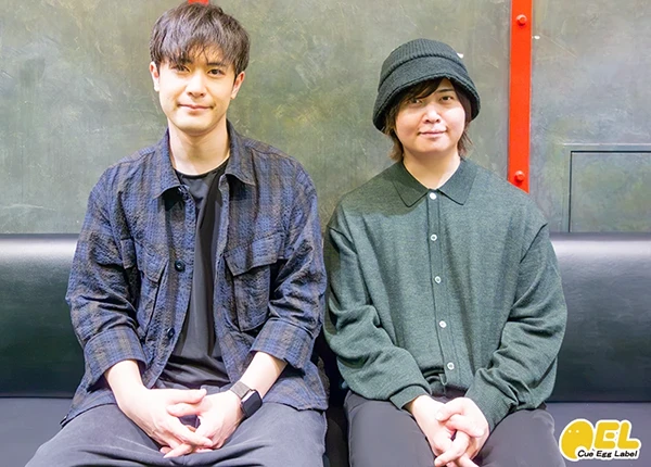 キャストインタビュー写真2 斉藤壮馬さん、大塚剛央さん