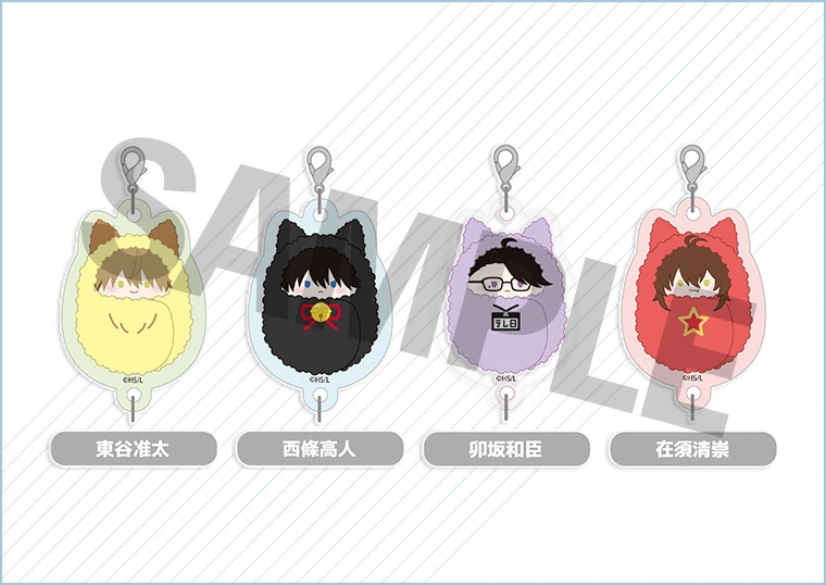 連結ミニアクリルキーチェーン