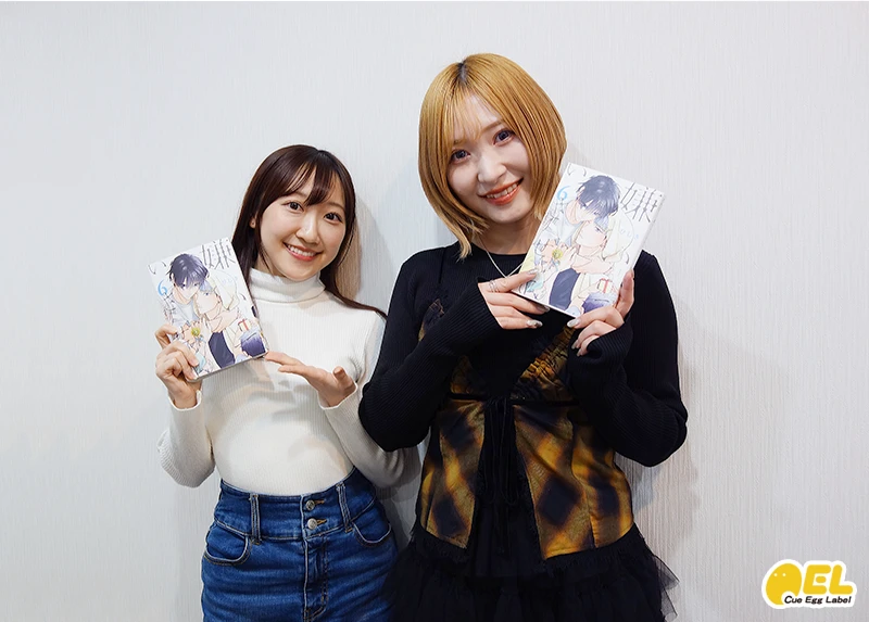 キャストインタビュー写真 白石晴香さん、森嶋優花さん