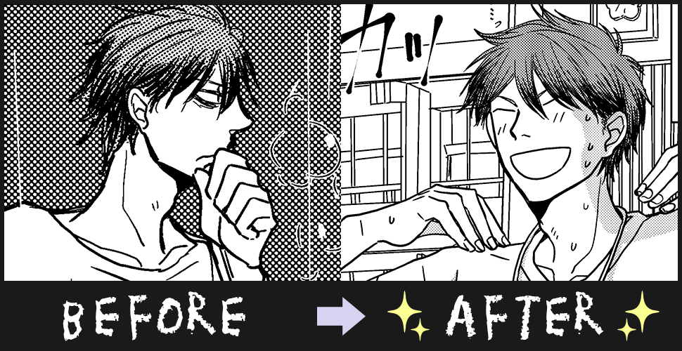 BEFORE→AFTER