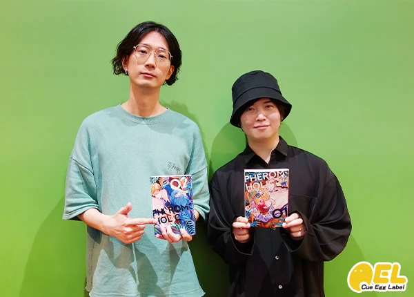 キャストインタビュー写真 江口拓也さん、斉藤壮馬さん
