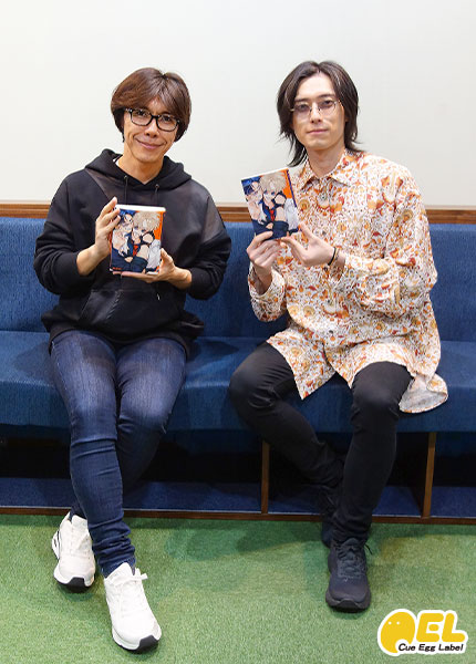 キャストインタビュー写真2 増田俊樹さん、佐藤拓也さん