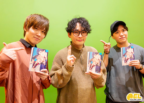 キャストインタビュー写真 小松昌平さん、木村太飛さん、石谷春貴さん